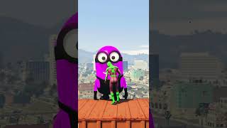 GTA 5 Spiderman Ragdolls  Jumps  Fails ep22 shorts [upl. by Mercier]