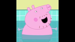 Daddy Pig Goes Swimming and Splashes Everyone [upl. by Aria]