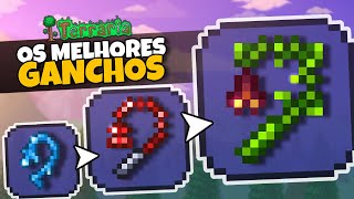 Como conseguir TODOS os GANCHOS INICIAIS do Terraria PréHardmode [upl. by Ahrens771]