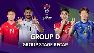 AsianCup2023  Group Stage Recap  Group D [upl. by Previdi]