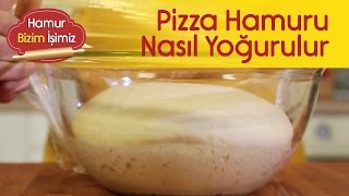 En Kolay Pizza Hamuru Nasıl Yoğurulur  Evde Kolay Pizza Hamuru Yapımı [upl. by Arannahs597]