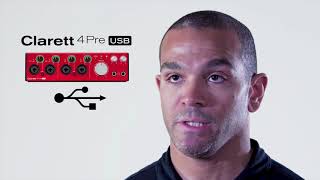 Focusrite Clarett 4Pre USB Overview  Full Compass [upl. by Rozek]