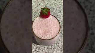 Strawberry Dates Smoothie  Dates Milk  Strawberry Milkshake  shorts [upl. by Littell]