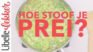 How to prei schoonmaken en stoven [upl. by Aline]