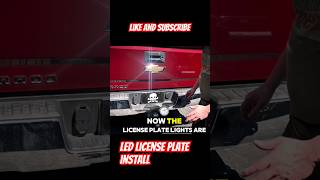 💡LED License Plate Installation  The Easy Way automotive silverado fyp chevrolet upgrade [upl. by Saihttam714]