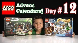 LEGO CITY Advent Calendar amp LEGO STAR WARS Advent Calendar DAY 12  2013 Set 60024 amp 75023 [upl. by Hailee]