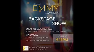 Backstage Show  66th ChicagoMidwest Regional Emmy® Awards [upl. by Anagrom]