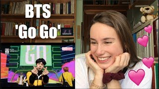 REACTION BTS  Go Go  Comeback Show [upl. by Ahsiel]