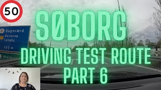 Driving test route Søborg PART 6 2024 English [upl. by Prebo]