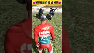 YAMAHA MT15 VS KTM KHATARNAK STUNT 🤬🤬 Total gaming Tanveer trending indianbikedriving3d gaming [upl. by Yelsha]