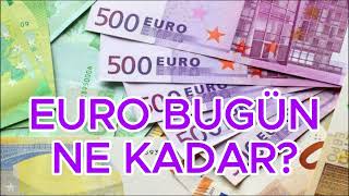 10 Ağustos 2024 Euro Bugün Ne Kadar Euro Kuru Ne Olur Euro Şuan Ne Kadar [upl. by Etneciv]