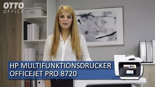 HP Multifunktionsdrucker Officejet Pro 8720 eAllinOne Produktvorstellung von OTTO Office [upl. by Violette]