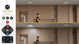 Toowell Remote Contorl Motion Sensor Light [upl. by Attenaj]