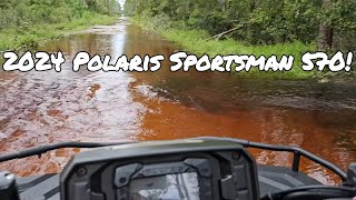 2024 Polaris Sportsman 570 Exploring After Hurricane Milton [upl. by Leohcin]