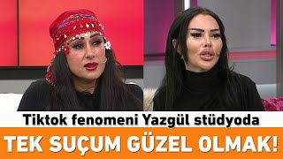 Tek suçum güzel olmak Tiktok fenomeni Yazgül stüdyoda [upl. by Ciaphus]