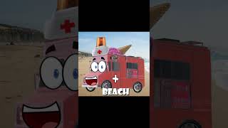 Ambulance Truck Sound Variations Ice Cream Truck shorts [upl. by Tchao482]