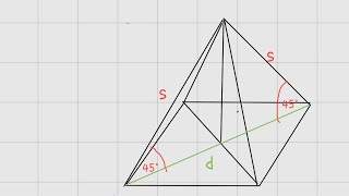Četvorostrana piramida nagib bočne ivice [upl. by Tracy]