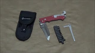 Gerber Hinderer Rescue Knife Unboxing amp Mini Review [upl. by Krusche]