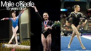 Maile oKeefe  Amazing 15 year old gymnast Jr Elite [upl. by Ainat875]