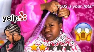 I WENT TO THE WORST REVIEWED HAIR SALON IN MY RATCHET CITY [upl. by Agnese]