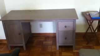 ikea hemnes desk assembly service video in DC MD VA by Furniture assembly Experts LLC [upl. by Yzdnil]