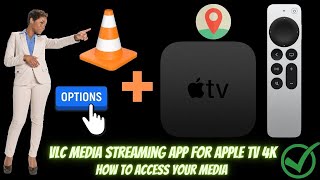 VLC Media Streaming App for Apple TV 4K  How To Access Your Media [upl. by Tegdig]