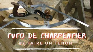 Comment faire un tenon en six coups de circulaire [upl. by Dobbins]