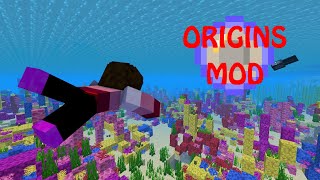 Minecraft but Im a MERLING  Origins Mod [upl. by Llennaj]