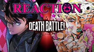 Yves  Jem React to Joker VS Giorno Persona VS JoJos Bizarre Adventure  DEATH BATTLE [upl. by Kreitman]