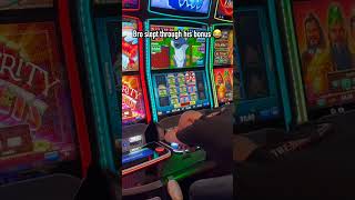 BRO SLEPT THROUGH BONUS slots casino vegas [upl. by Elwira318]