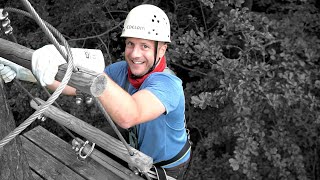 OutdoorAktivitäten in Hessen 13 Kletterwald und MegaSeilbahn in Steinau [upl. by Shing]