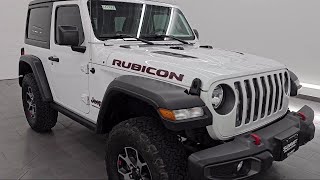 2019 Jeep Wrangler Rubicon Bright White Clearcoat Used walk around for sale in Fond Du Lac Wiscons [upl. by Fakieh708]