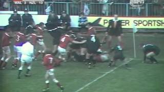 1972 Rugby Union Test Match Wales vs New Zealand All Blacks highlights [upl. by Cristal532]