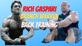 Branch Warren  Rich Gaspari High Intensity Back Workout  Ultimate Fitness Birmingham [upl. by Attenat578]