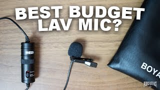 BOYA BYM1 Lavalier Mic Review  Test [upl. by Nnylrac]