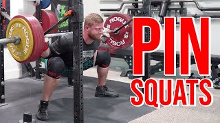 Best Squat Variation  Pin Squats [upl. by Kristos383]