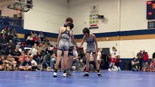 1 Middle School Wrestling meet at Mont Harmon  85 lb  match 11022024 [upl. by Eerol170]