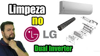 Limpeza no Ar LG Dual Inverter [upl. by Saihttam]