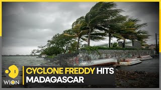 Madagascar hit by Cyclone Freddy I WION Climate Tracker I WION [upl. by Ahsirhcal]