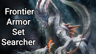 How to Use the Monster Hunter Frontier Armor Set Searcher [upl. by Keeler461]