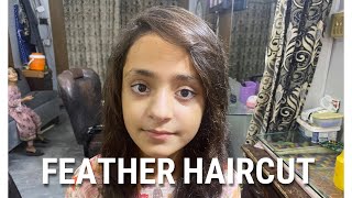 Feather Step Haircut At Parlour  Step By Step Tutorial  Nisha Noor [upl. by Adnotal205]