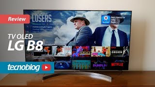 TV OLED LG B8  Review Tecnoblog [upl. by Ikcaj904]