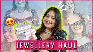 Huge EVERSTYLISH JEWELLERY HAUL ft a lot of necklaces😚• Starting at JUST RS 68 7DaysOfD [upl. by Nyladnor]