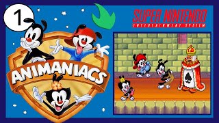 Animaniacs SNES  Episode 1  quotA Royal Pain in the Yakquot REUPLOAD [upl. by Aidualk]