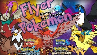 Pokemon SunMoon amp Ultra  Shiny  Pidgeot Swellow Staraptor Talonflame Unfezant Toucannon [upl. by Linneman197]