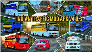 INDIAN TRAFFIC MOD APK v403 download karen bus Simulator lndonesia [upl. by Siger]