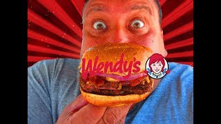 Wendys® quotBACON QUESO BURGERquot Review [upl. by Ecaidnac]