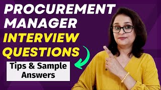 Procurement Manager Interview Questions and Answers  Procurement Officer Interview Questions [upl. by Sacci]