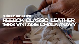 Take a Closer Look at the 1983 Reebok Classic Leather  Sneaker Unboxing [upl. by Adest]