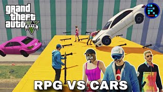 GTA V  RPG VS CARS SUPER FUNNY MATCH [upl. by Eecats842]